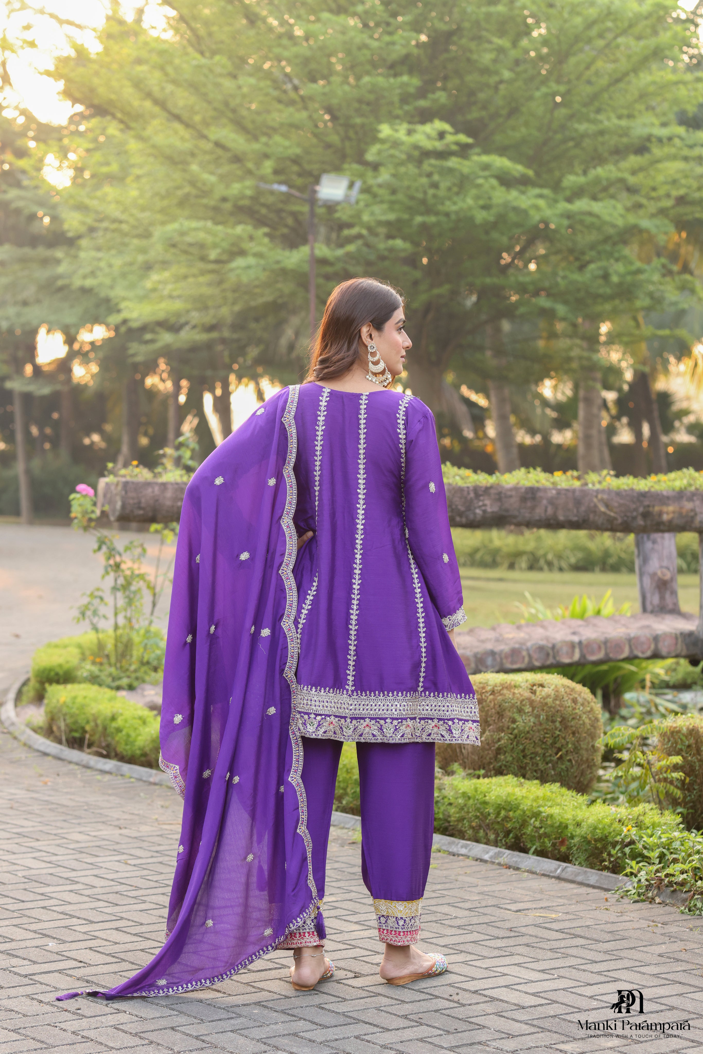 Manki Parampara – Purple  Royalty Suit
