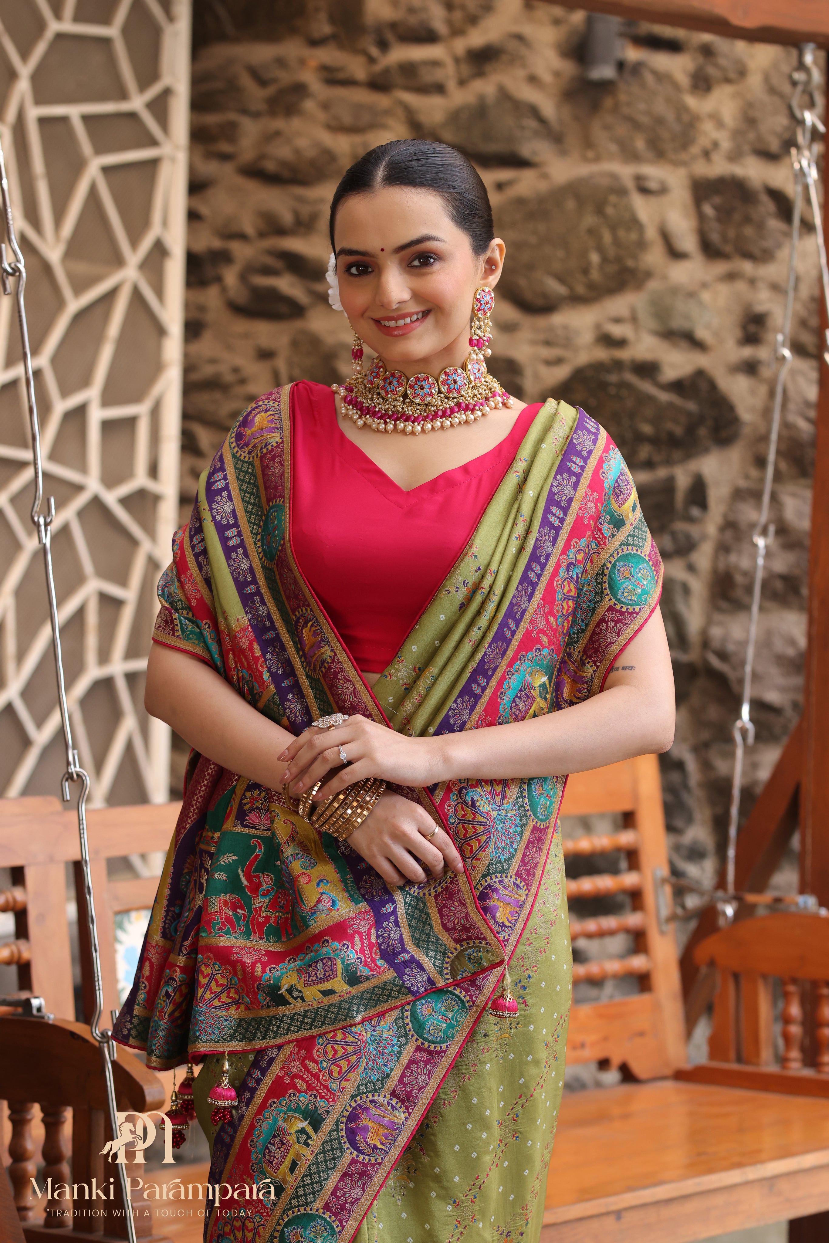Pashmeena Saree
