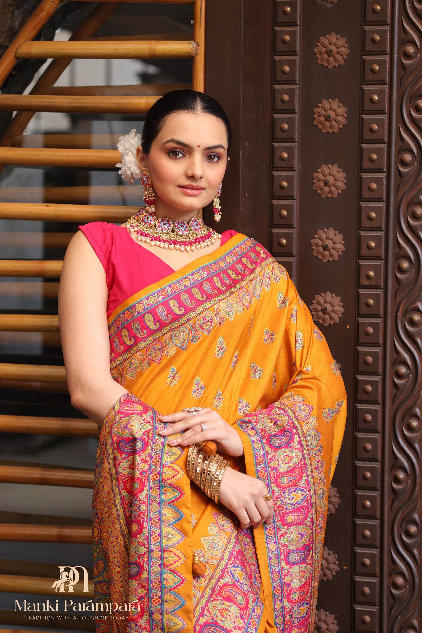 Heritage Saree with Zari Weaving