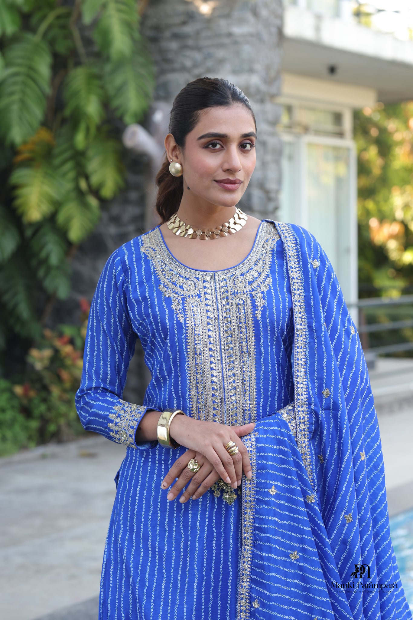 Manki Parmpara-Nayika Blue