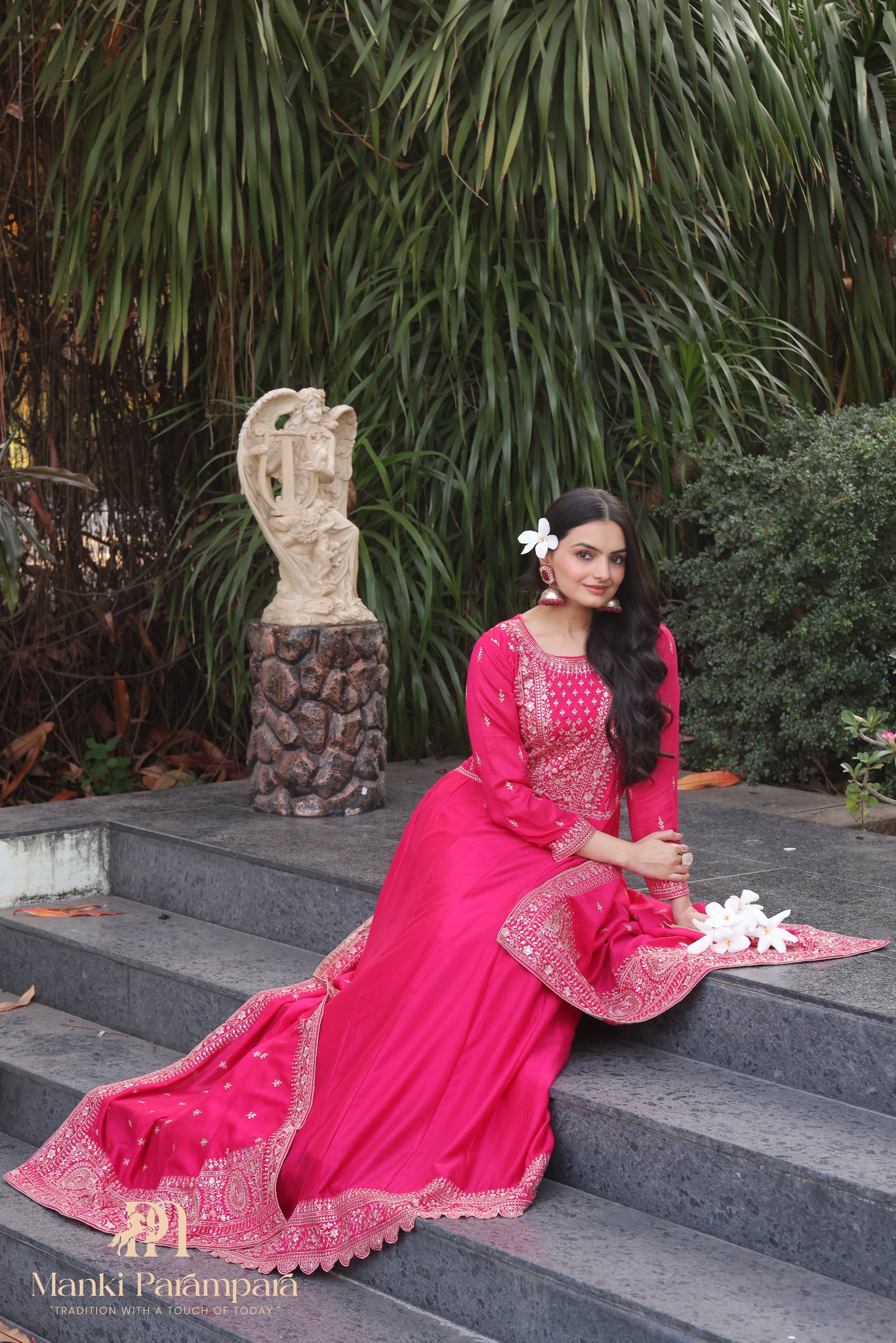 Manki Parampara- Gulabi Maharani Anarkali