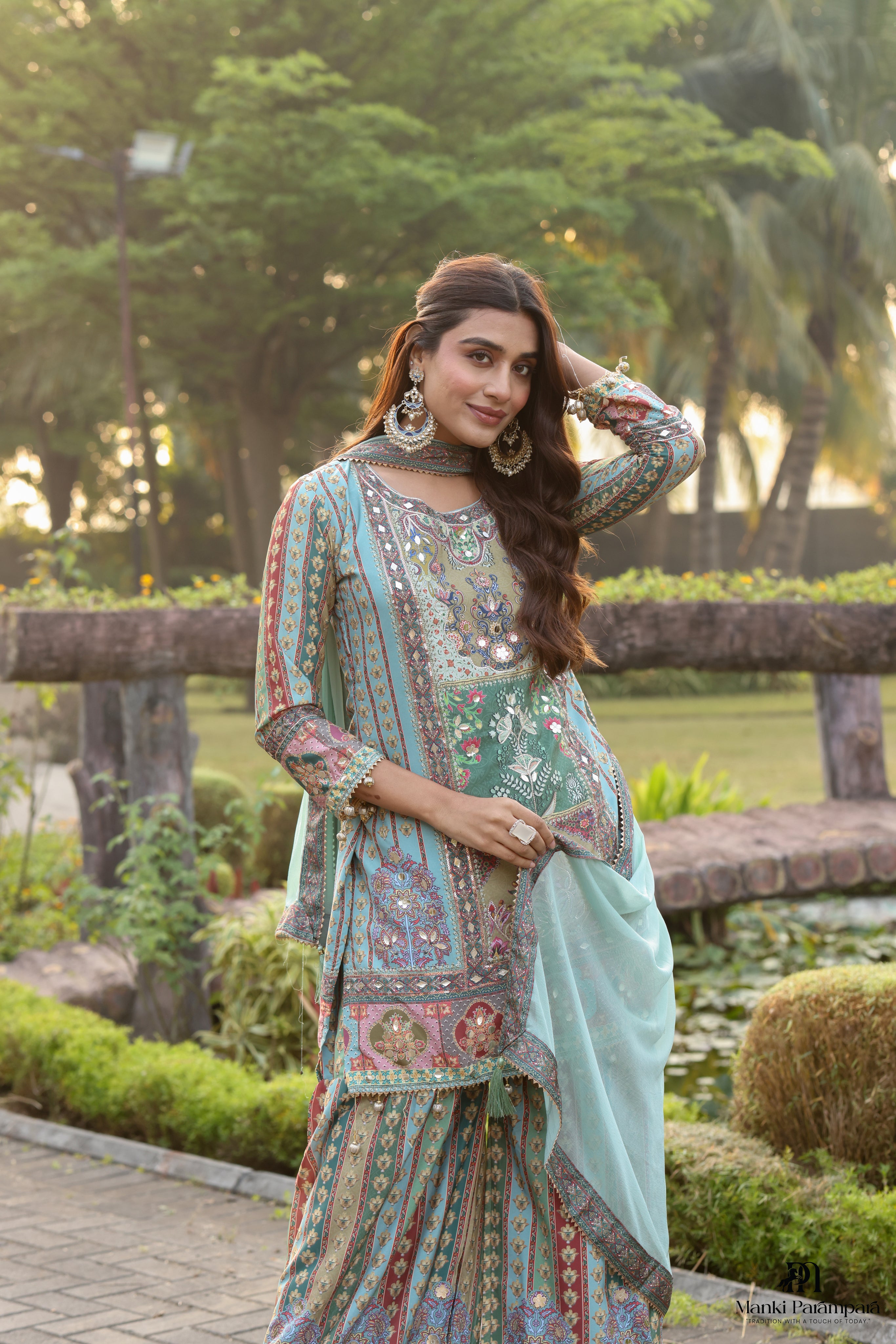 Manki Parampara – Pastel  Royale Suit