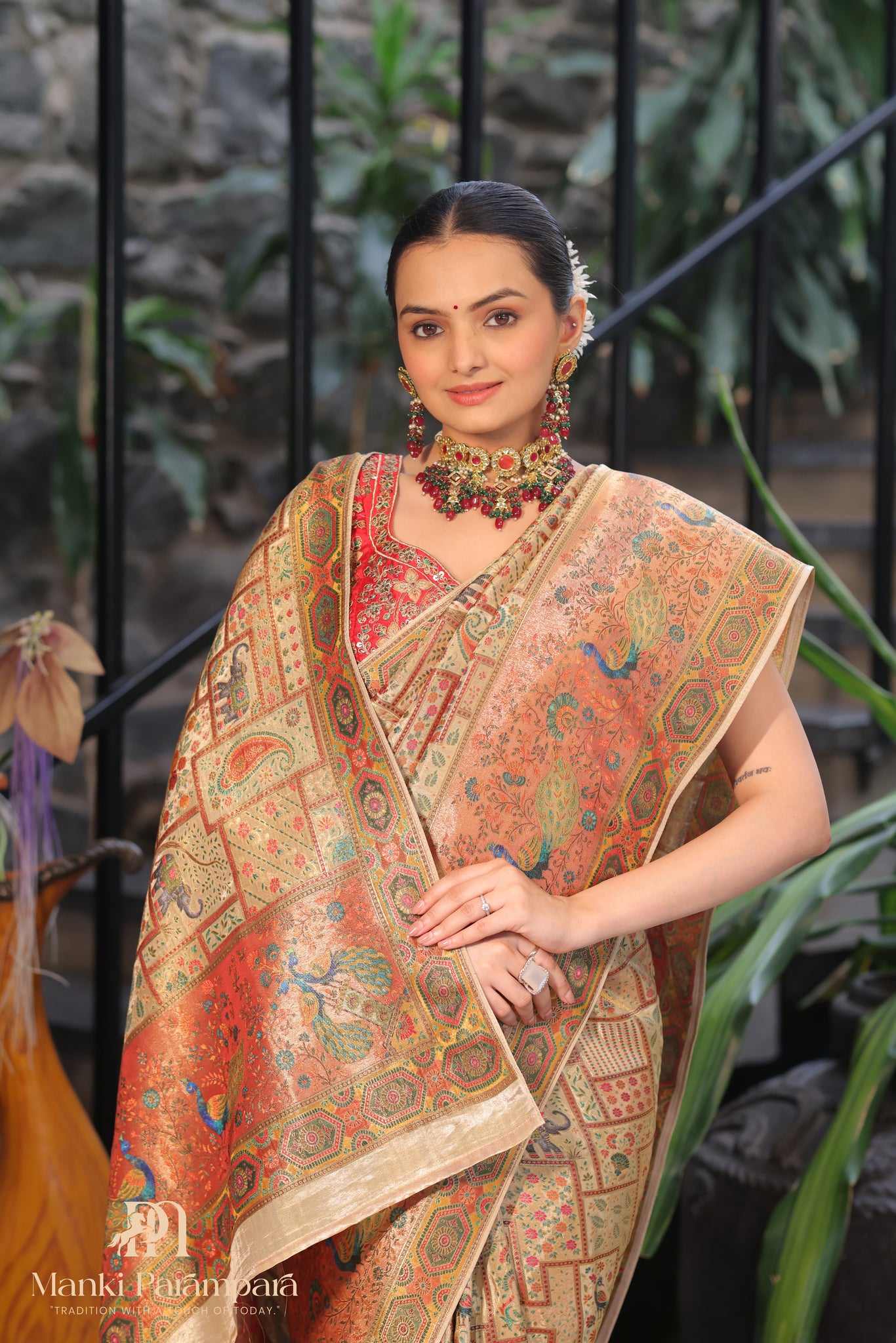 Pashmeena Saree