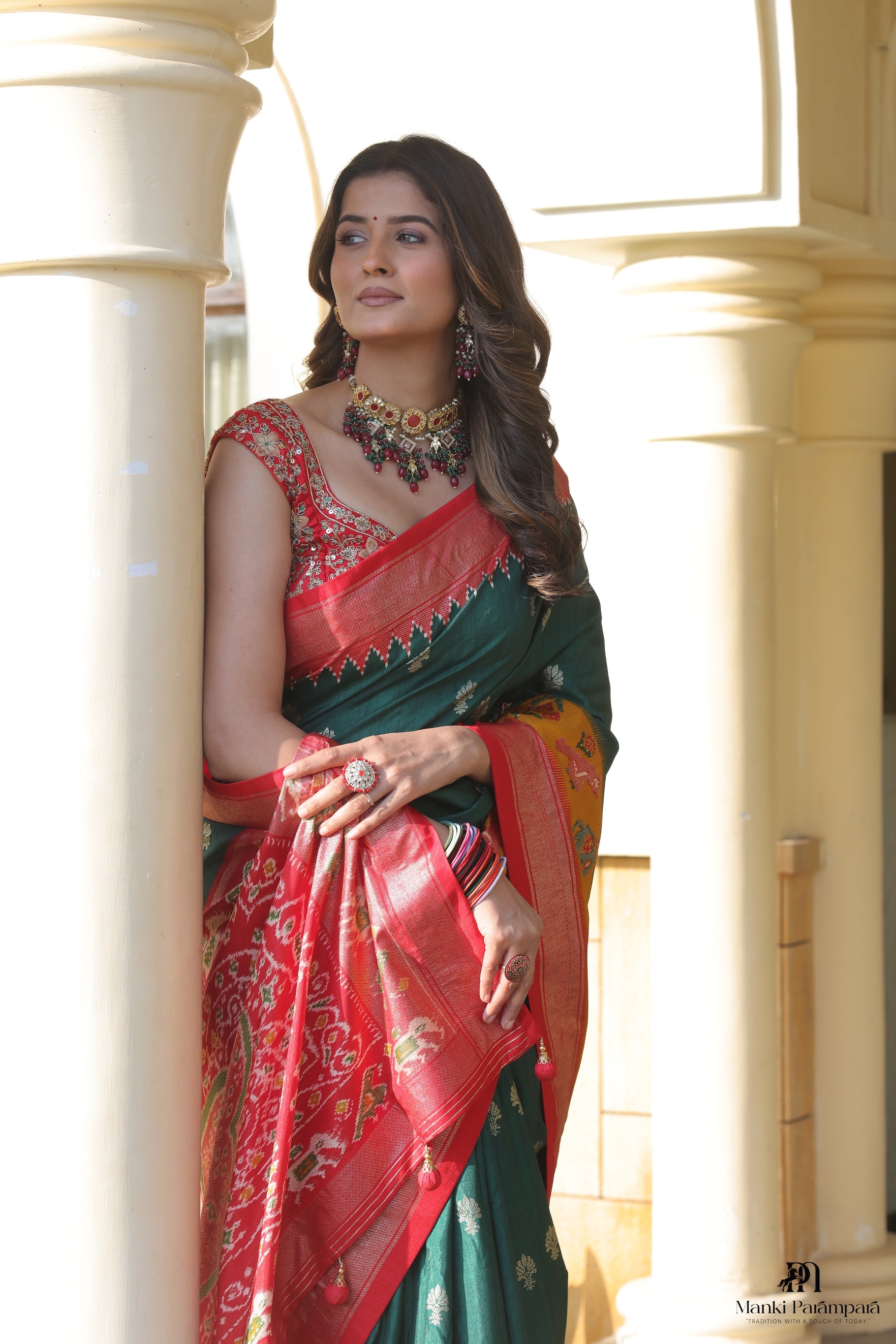 Elegant Banarasi Silk Hast Patola