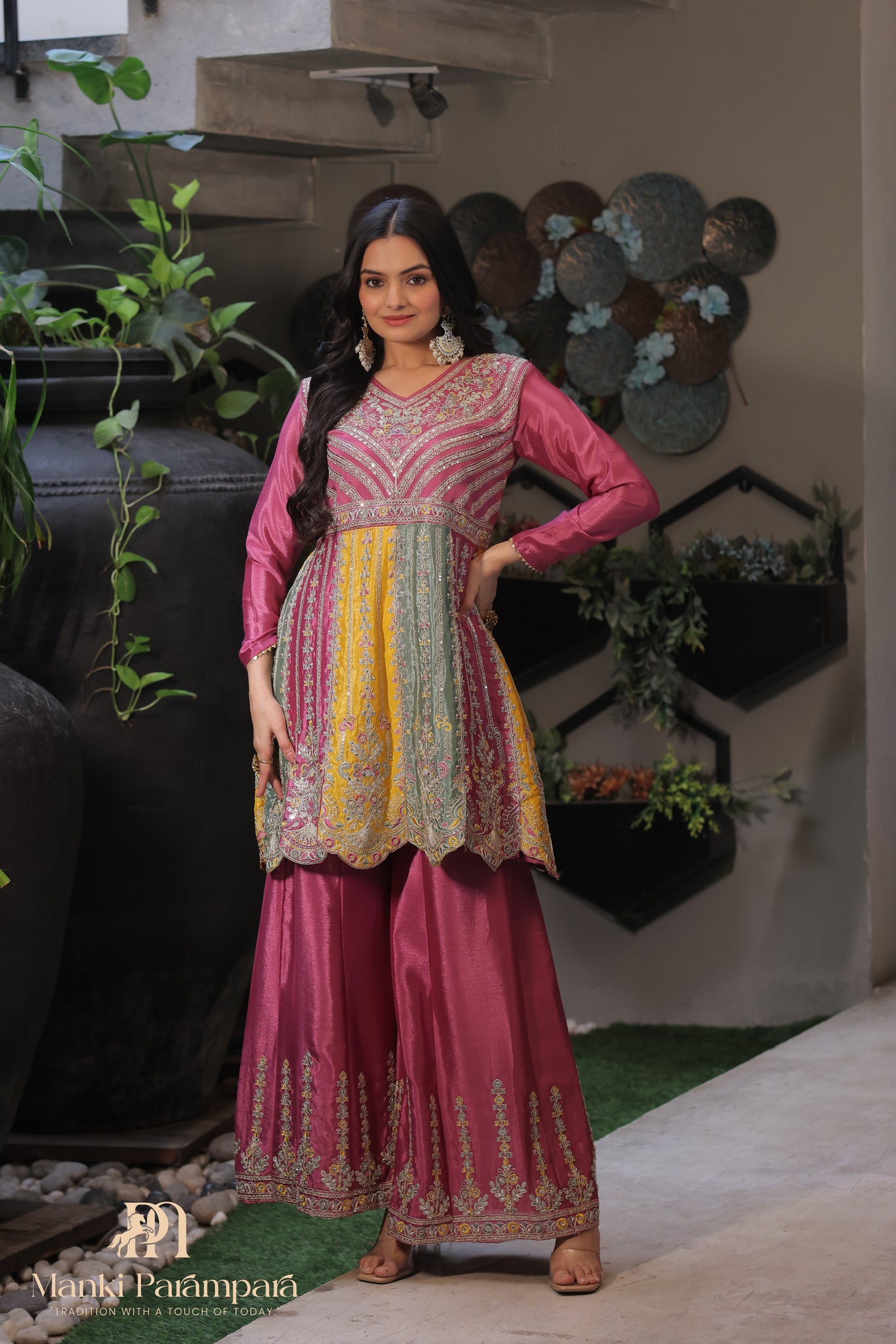 Manki Parampara-Rangoli Adaa Suit