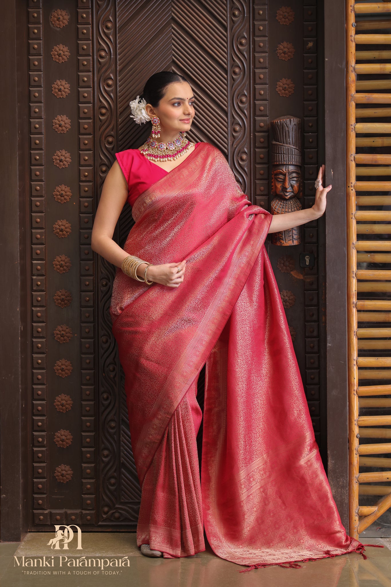 ZariLahariya Katan Silk