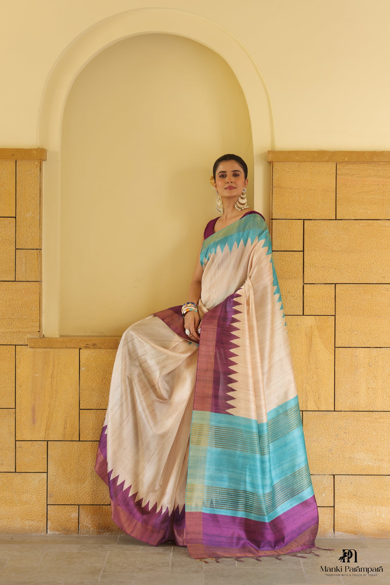 RoyalBeige Tussar Sil