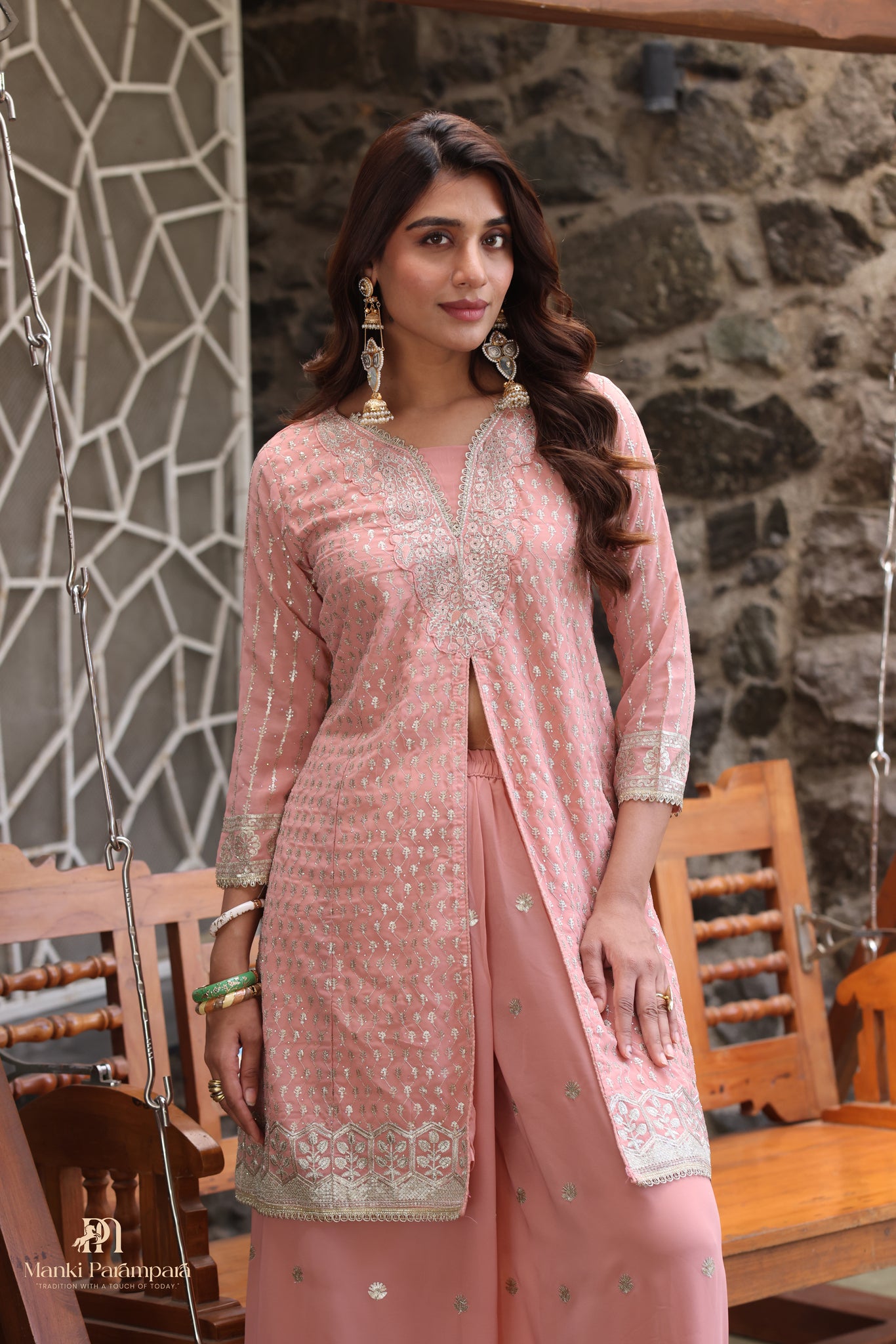 Gulabi Naaz Sharara Set