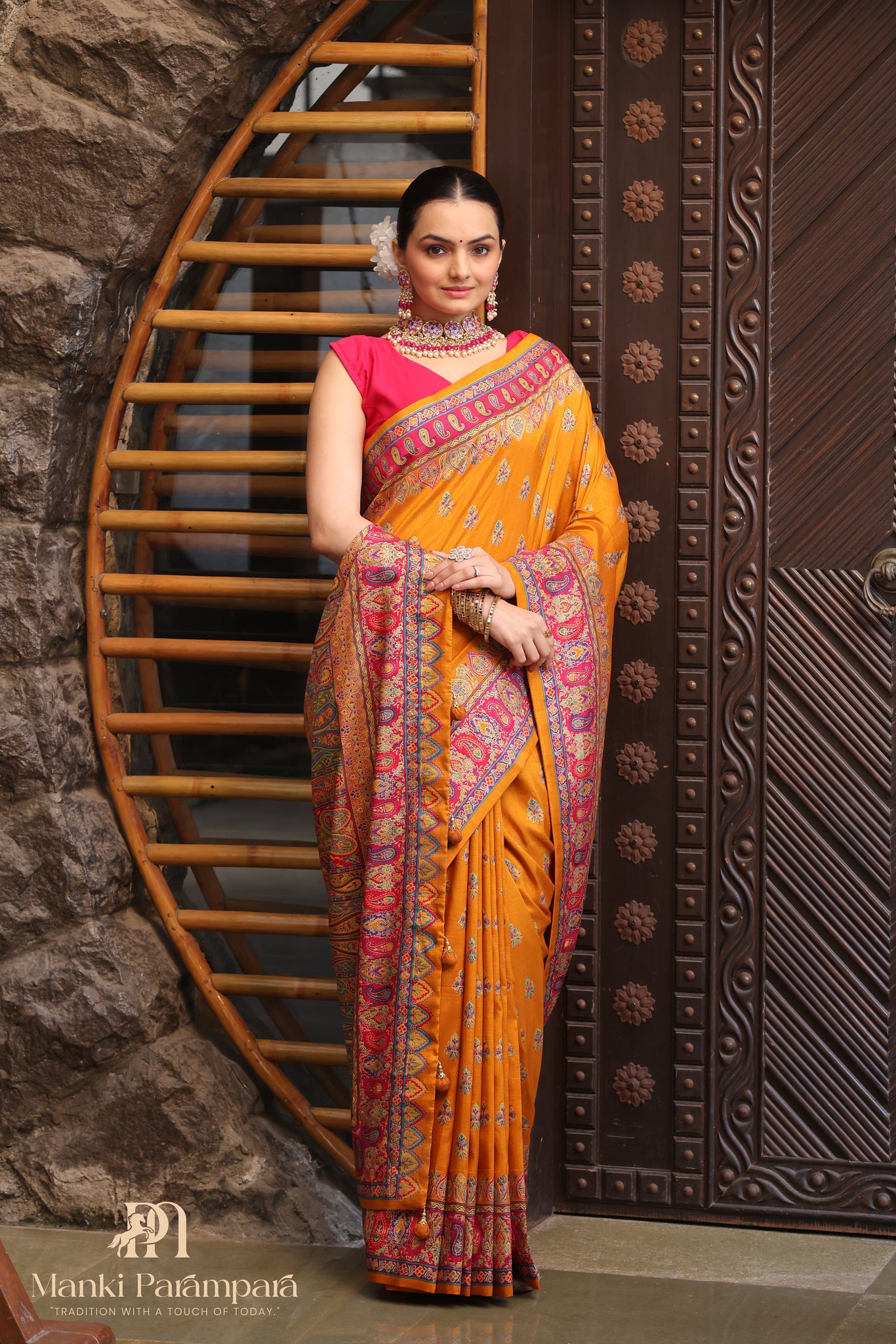 Heritage Saree with Zari Weaving
