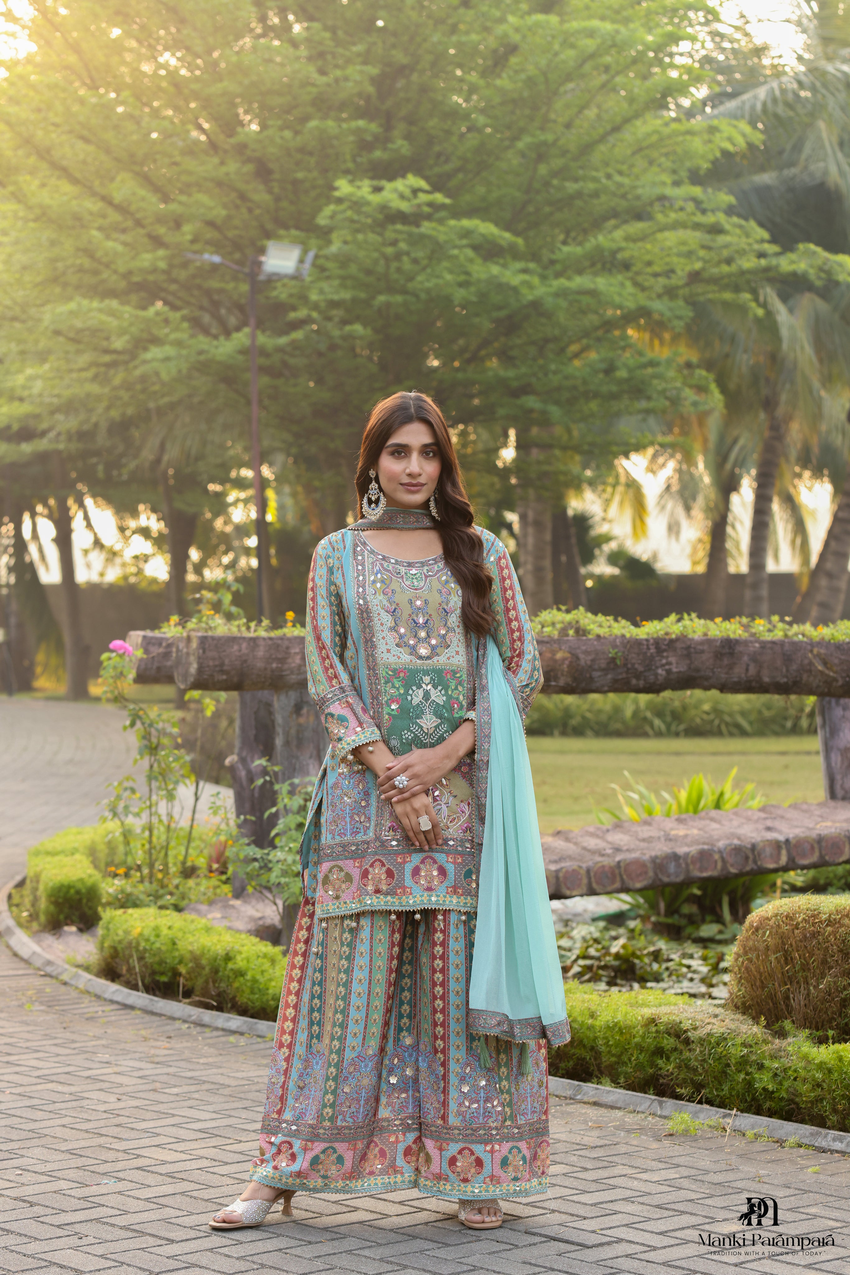 Manki Parampara – Pastel  Royale Suit