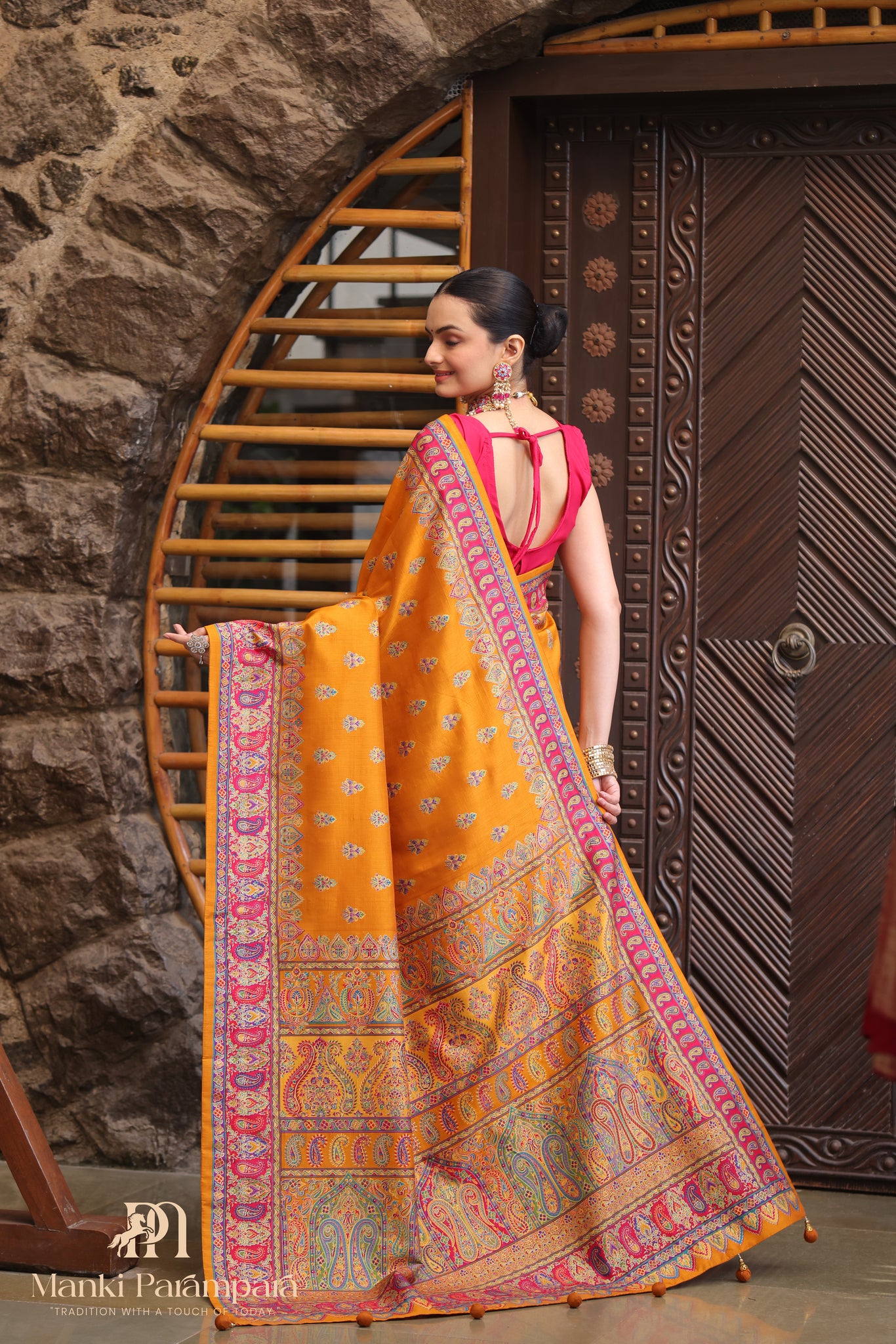 Heritage Saree with Zari Weaving