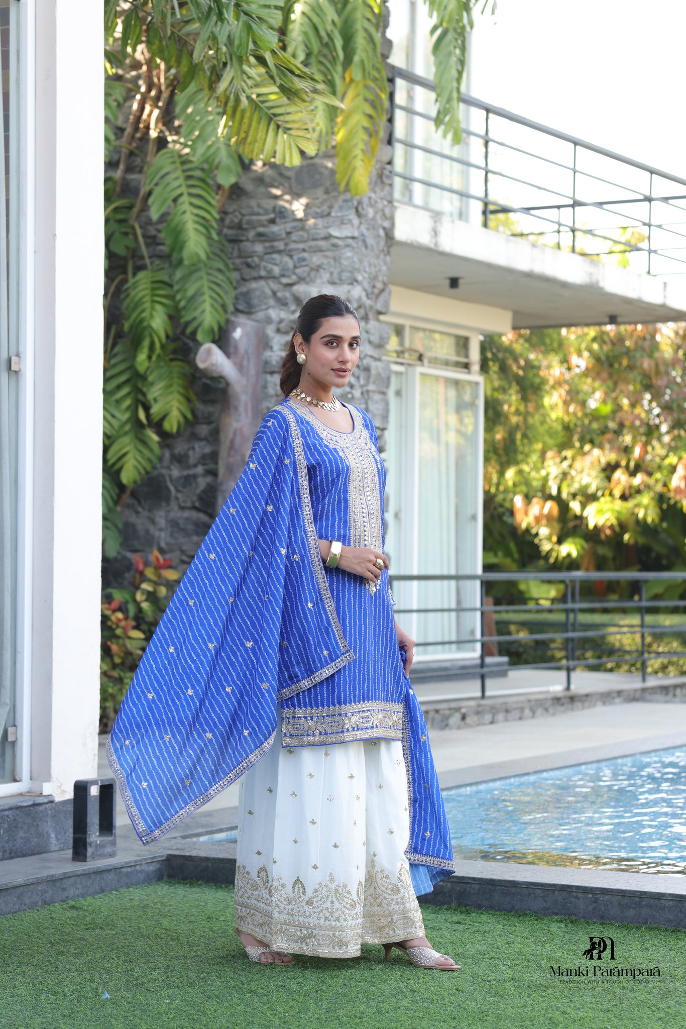 Manki Parmpara-Nayika Blue