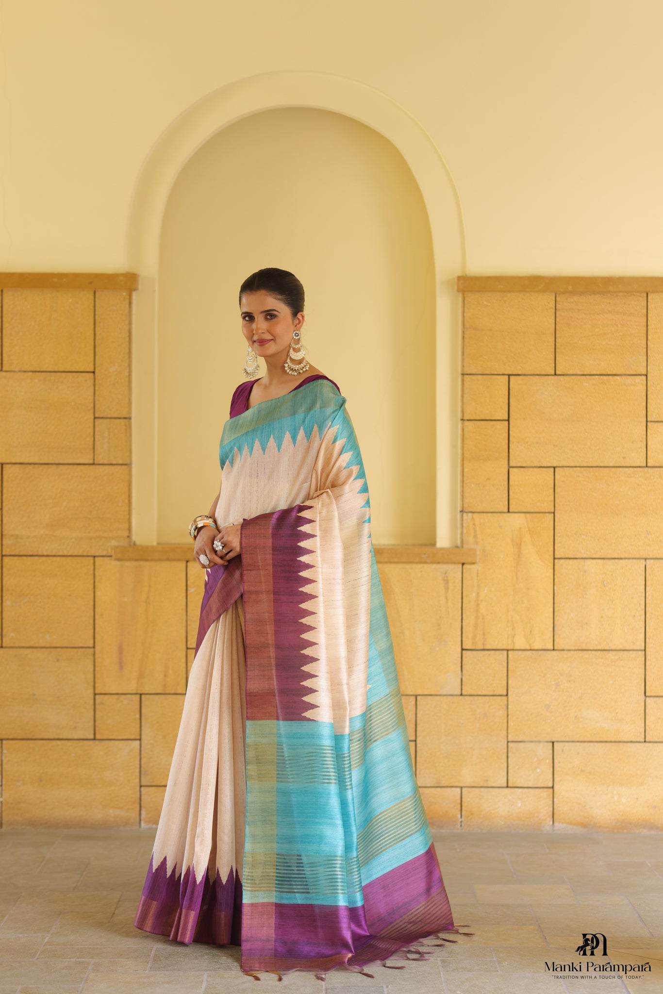 RoyalBeige Tussar Sil