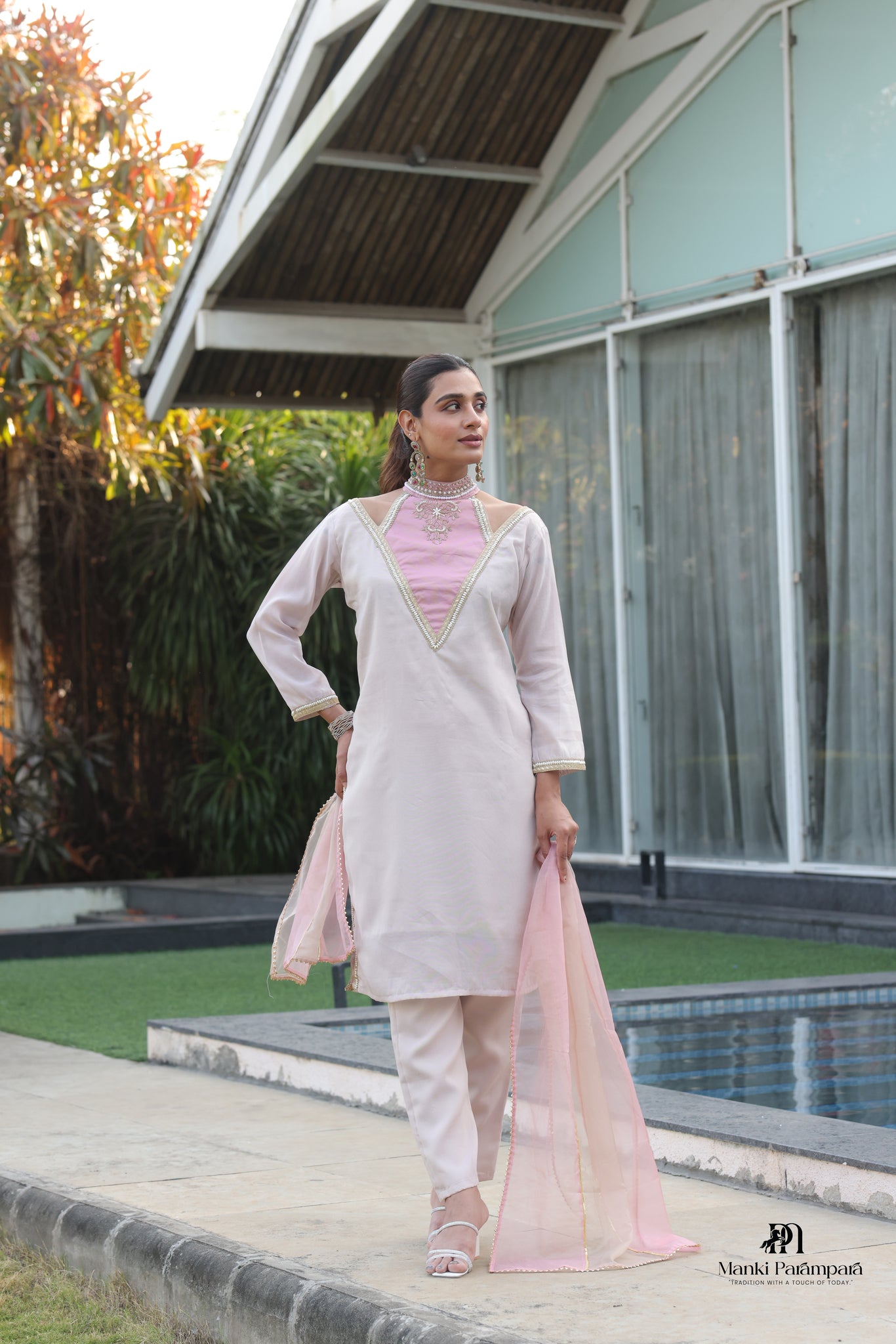 Manki Parampara-Gulabi Nazreen Suit