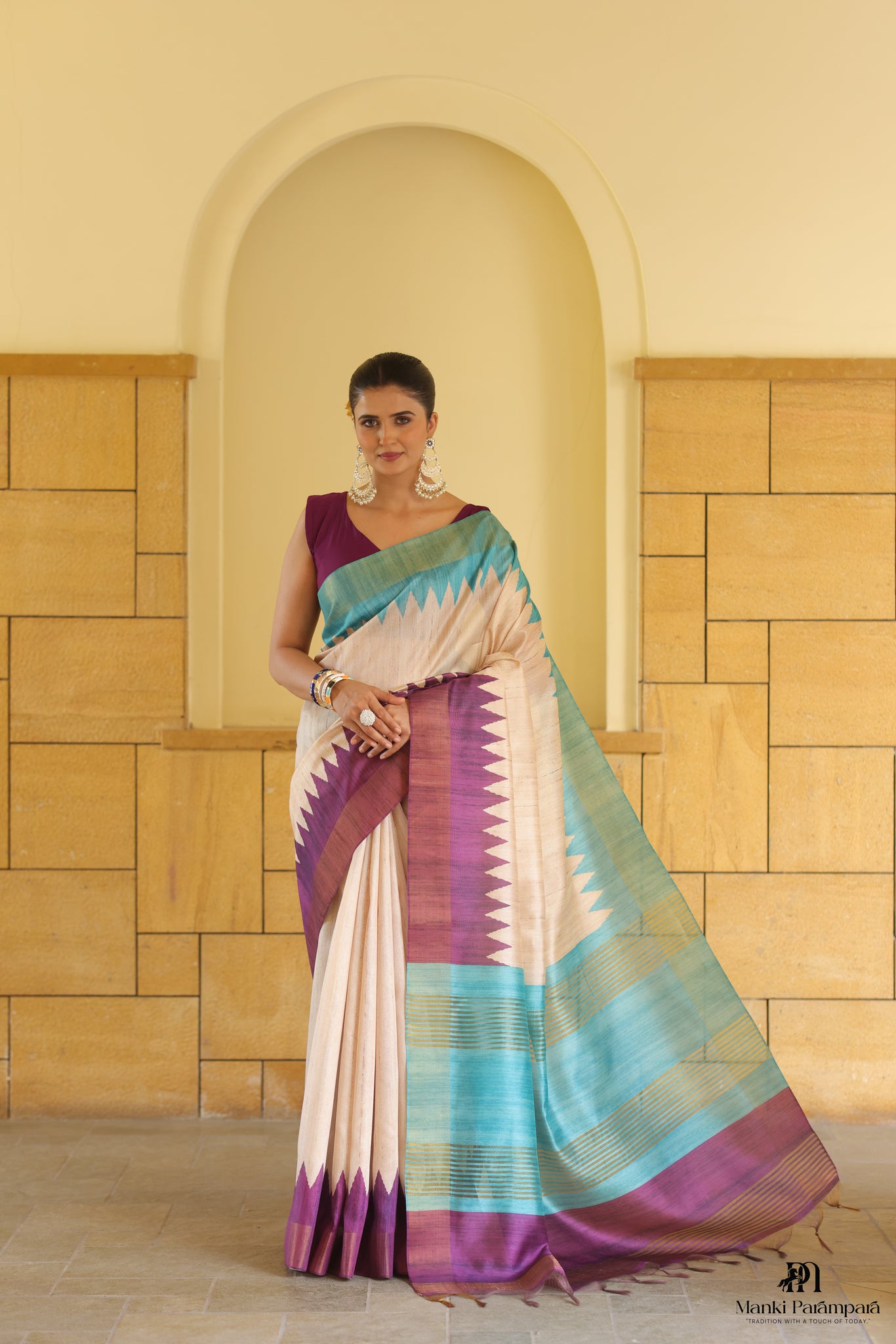 RoyalBeige Tussar Sil