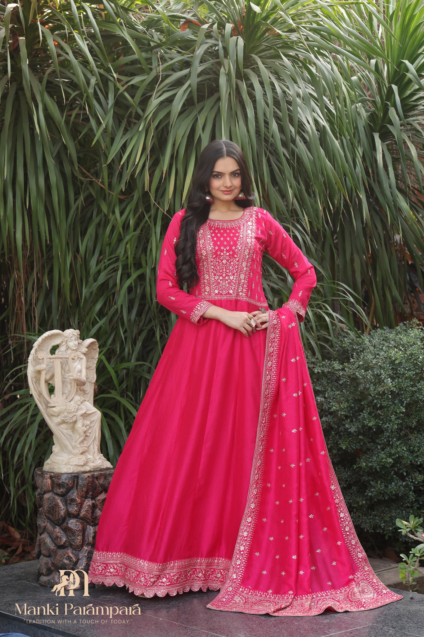 Manki Parampara- Gulabi Maharani Anarkali