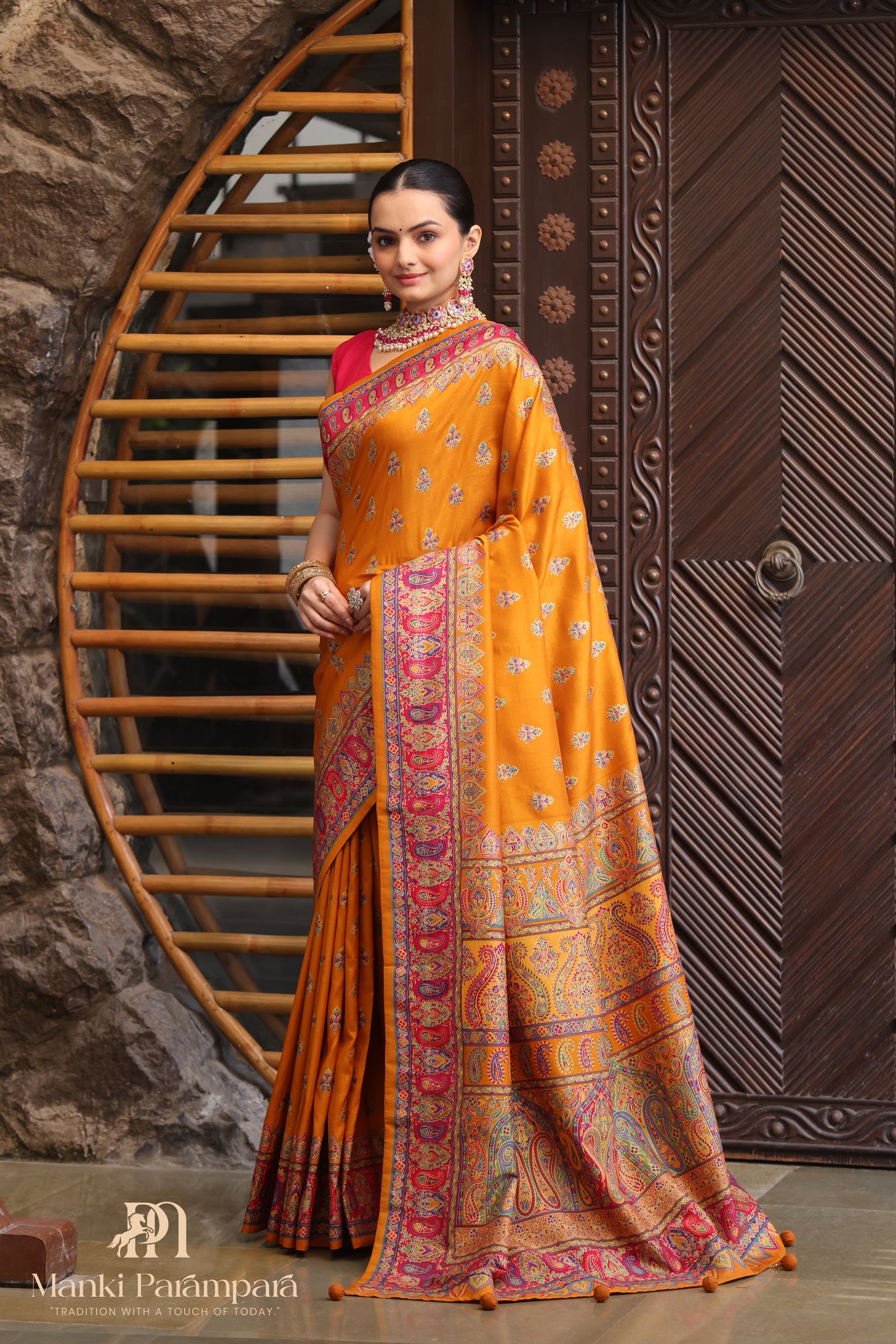 Heritage Saree with Zari Weaving