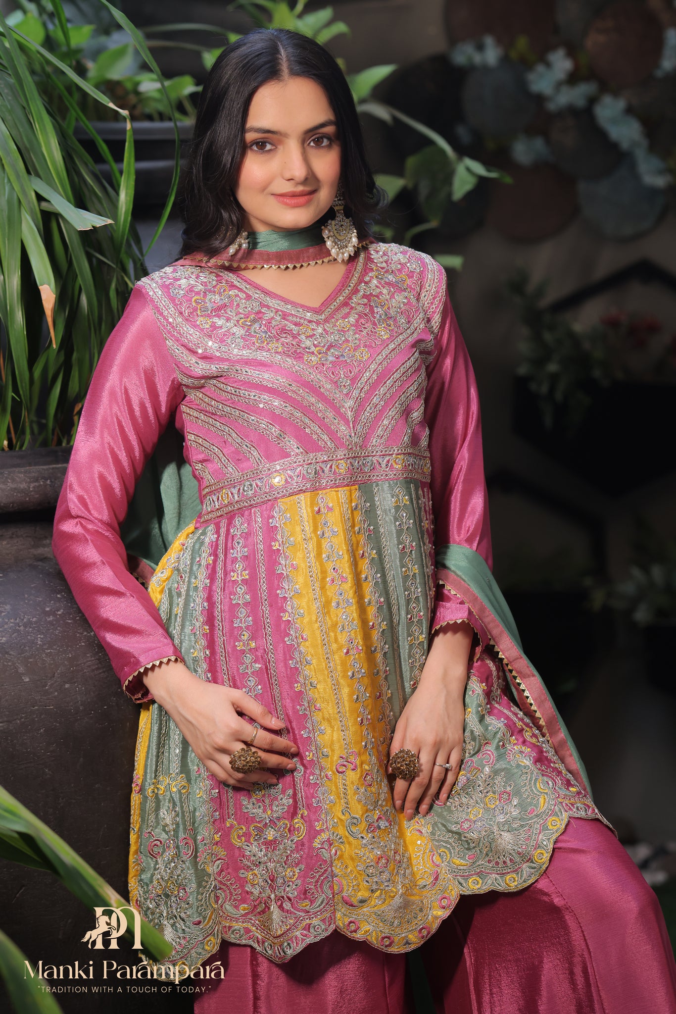 Manki Parampara-Rangoli Adaa Suit