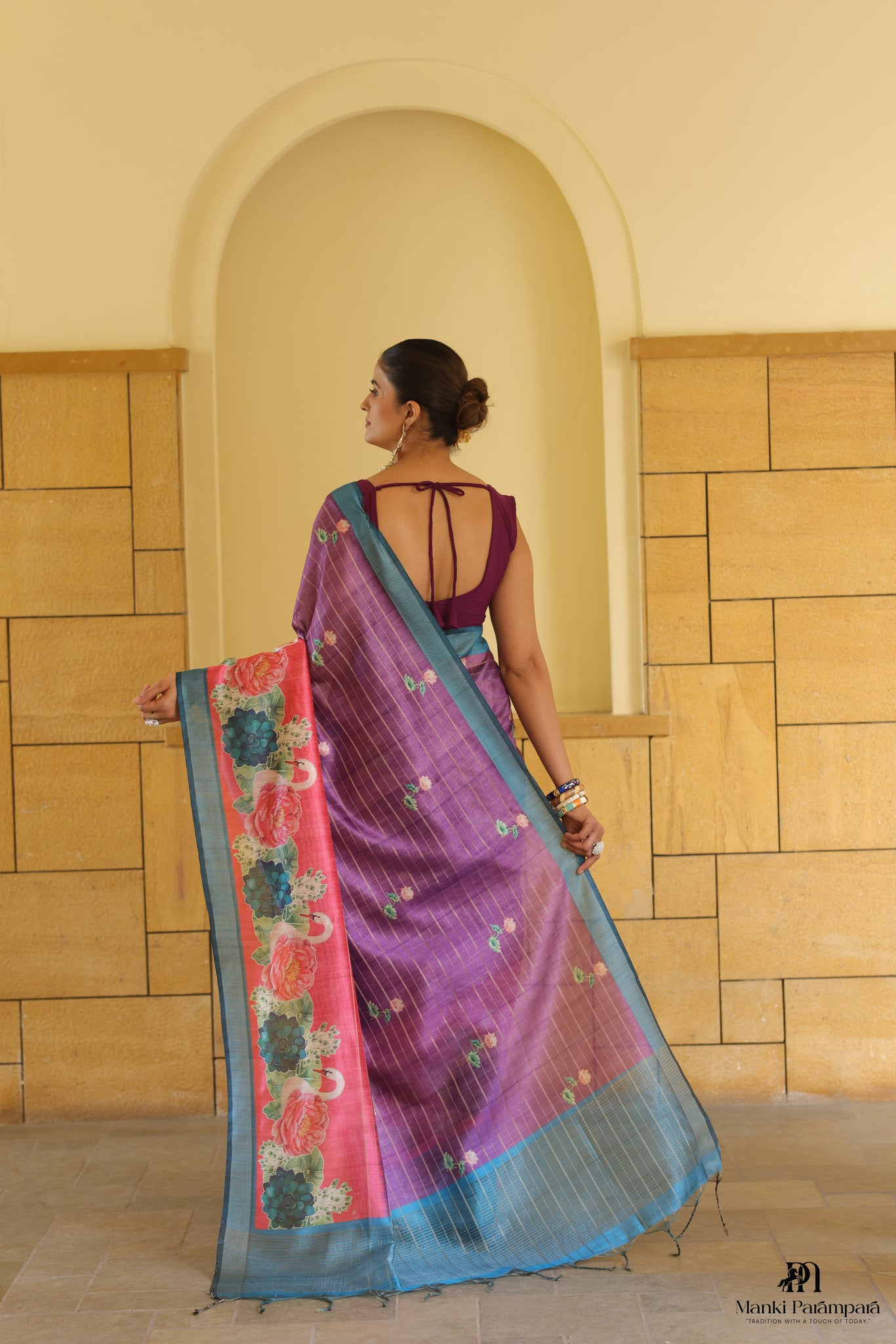 Rajsamruddhi Semi Tussar Silk sarees