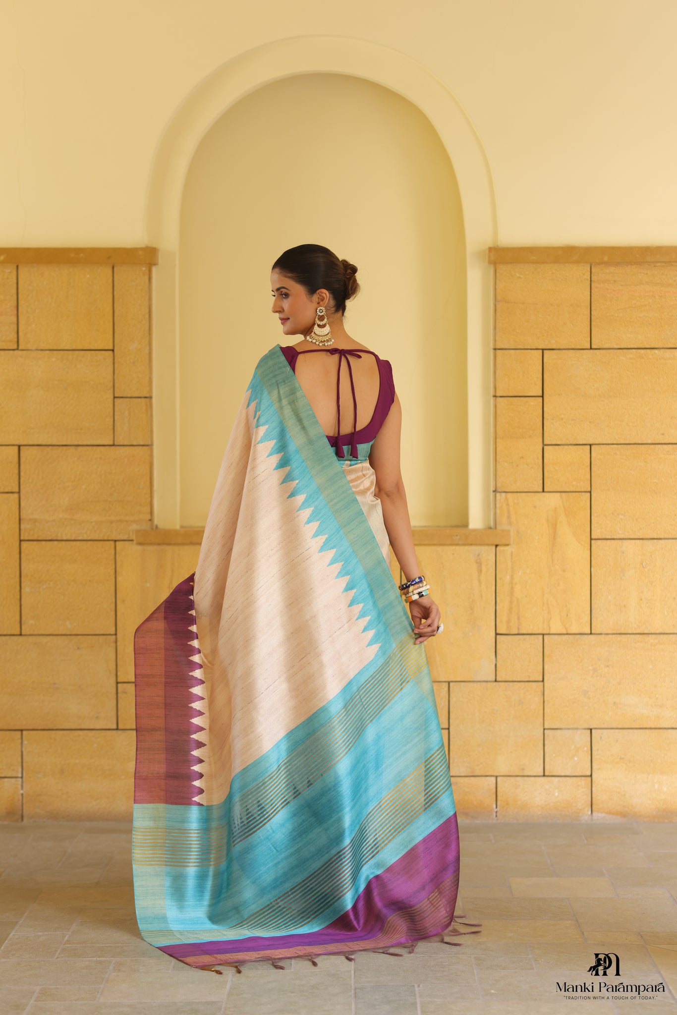 RoyalBeige Tussar Sil