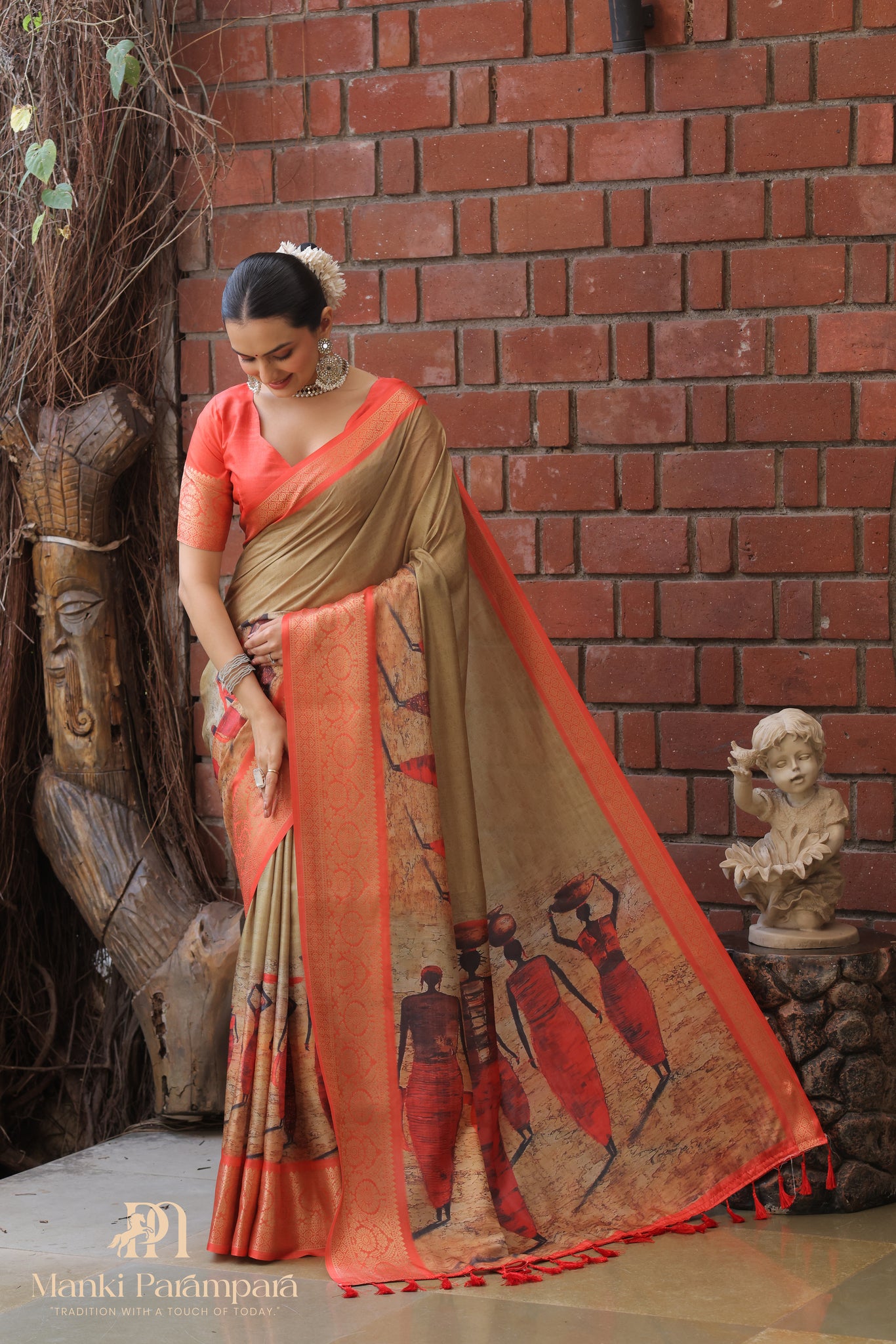 Gramin Chitrakala Saree