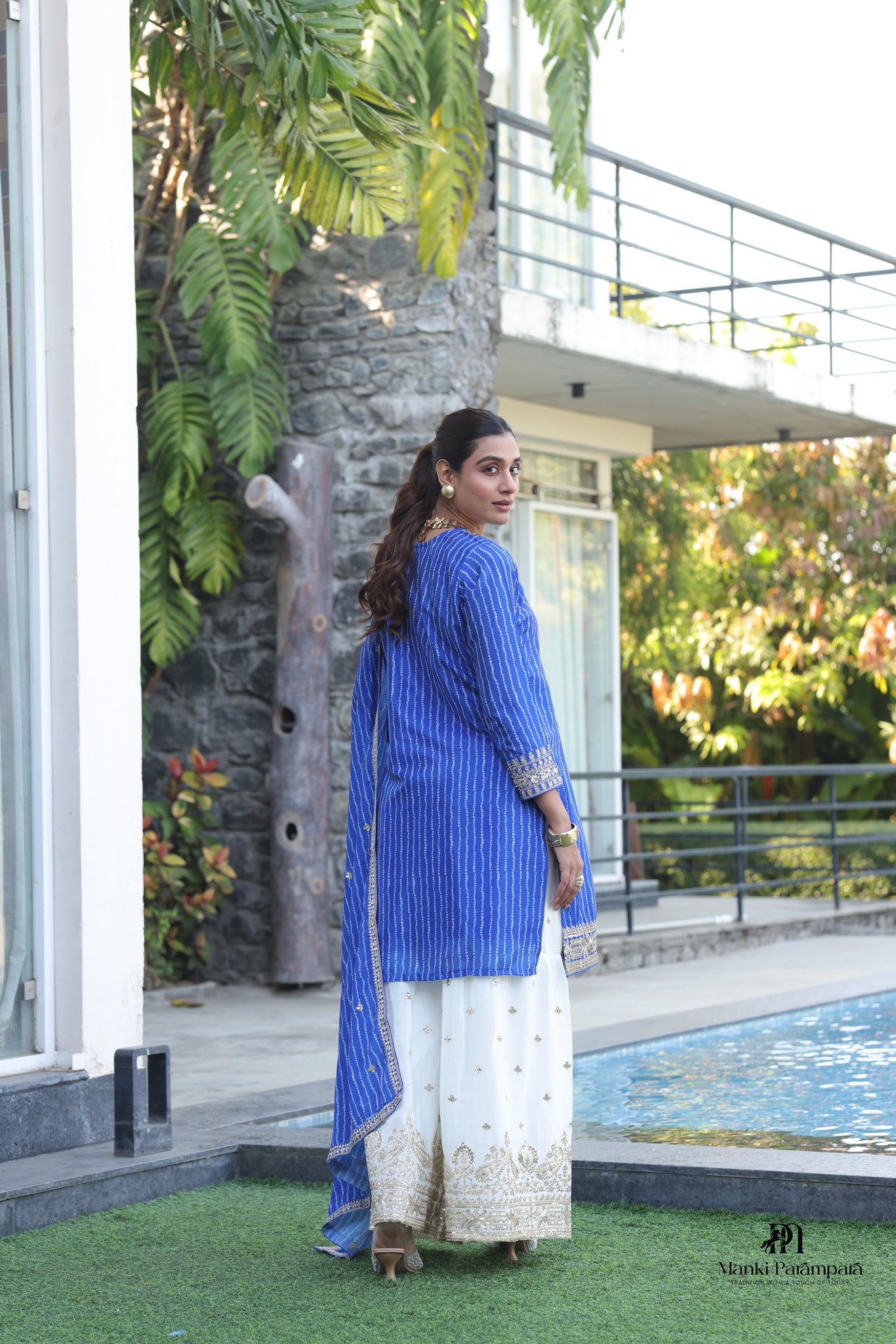 Manki Parmpara-Nayika Blue