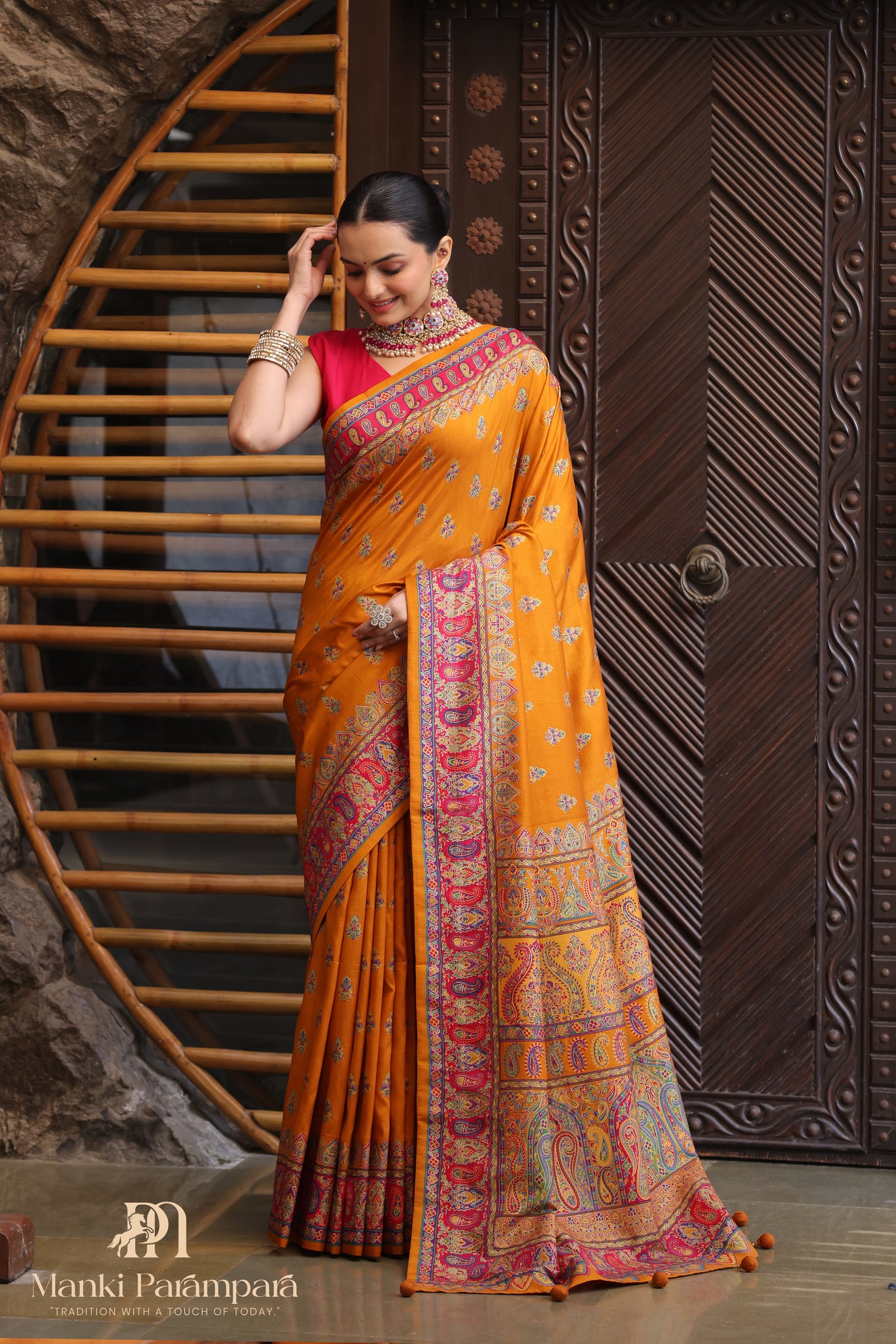 Heritage Saree with Zari Weaving