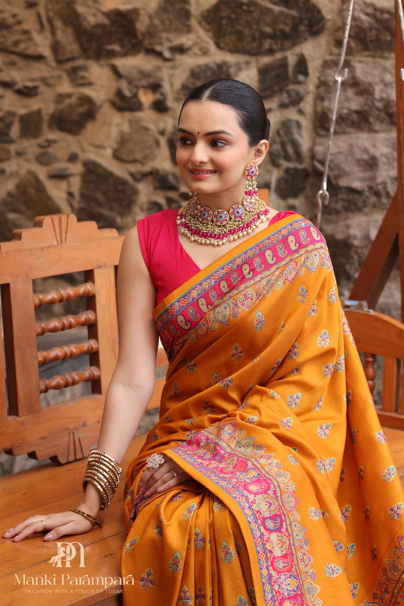 Heritage Saree with Zari Weaving
