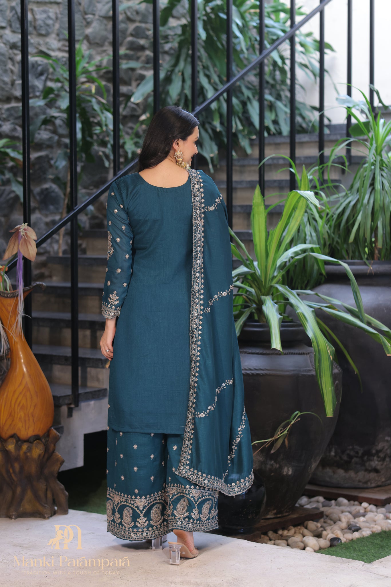 Manki Parampara-Indraneel Sharara Set