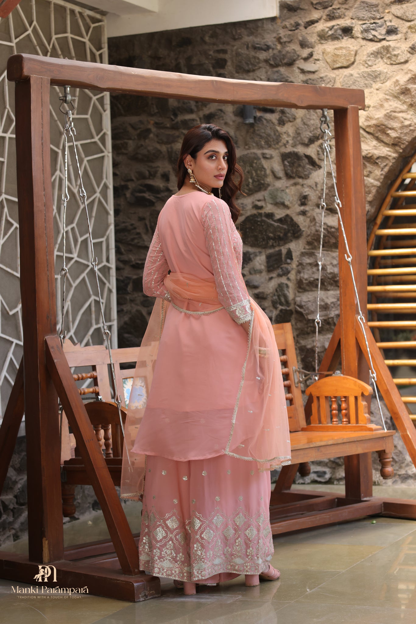 Gulabi Naaz Sharara Set