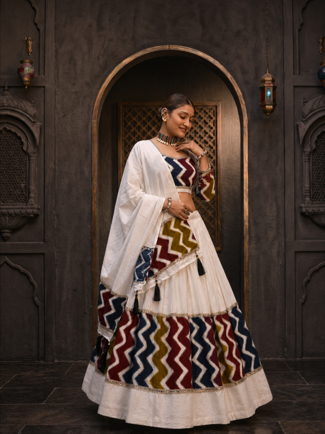 Rajwadi Rangrez Lehenga Choli