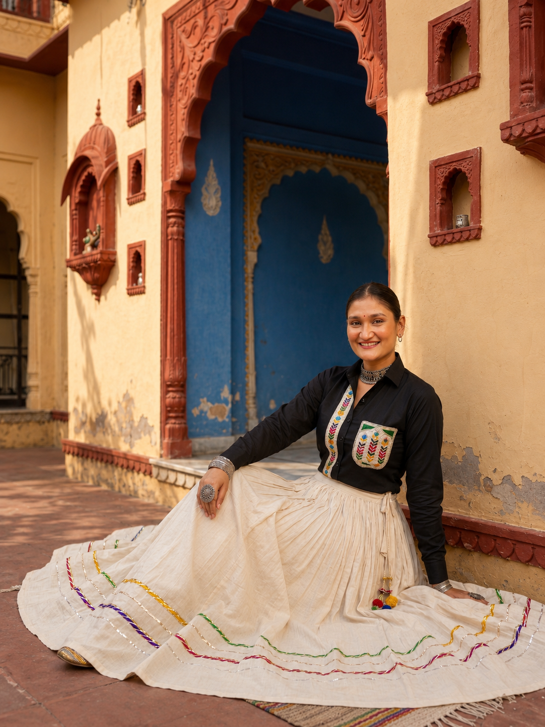 Kutchhi Rabari Rajwadi Ghaghra