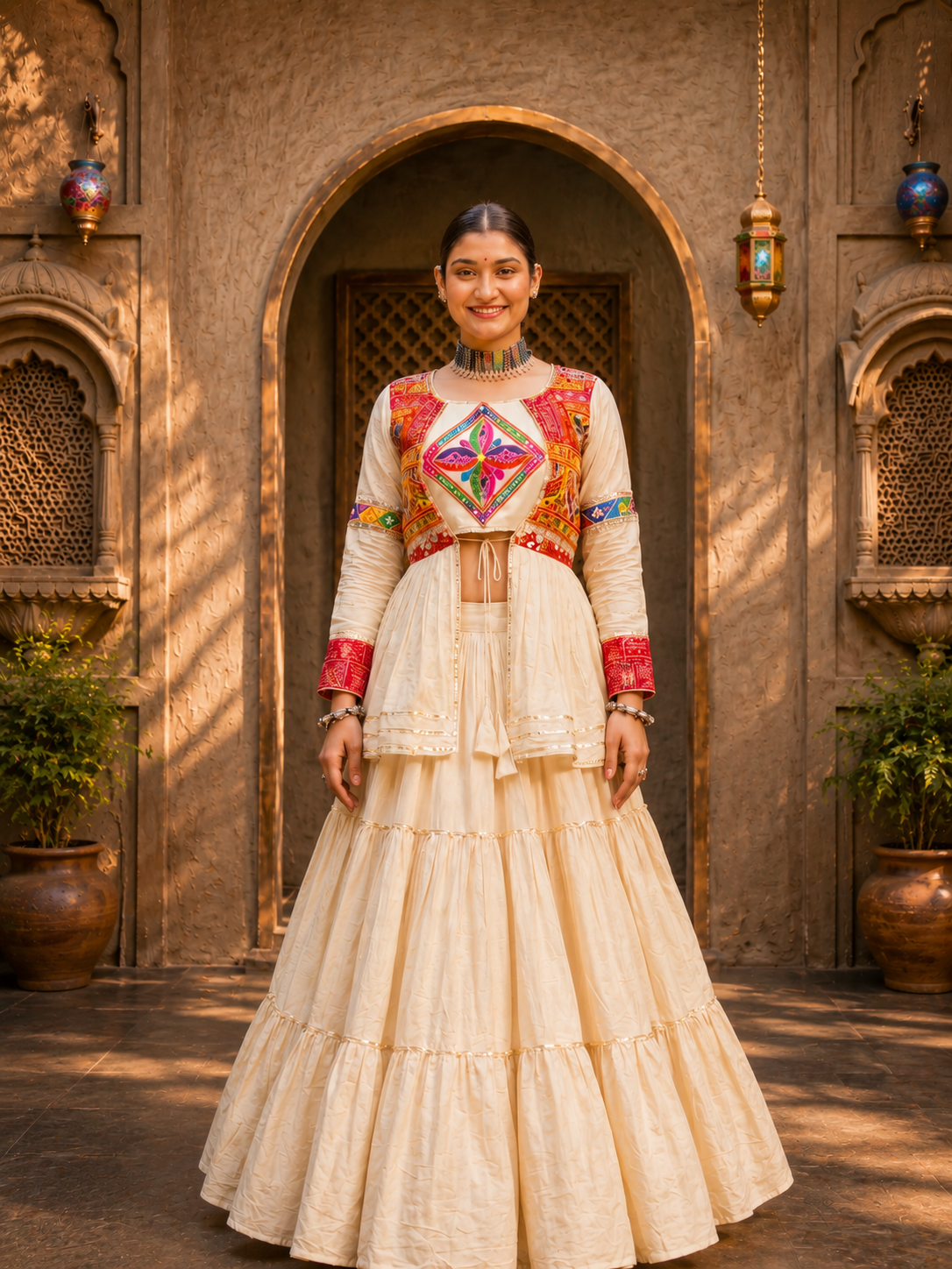 Rajwadi Sharara Lehenga