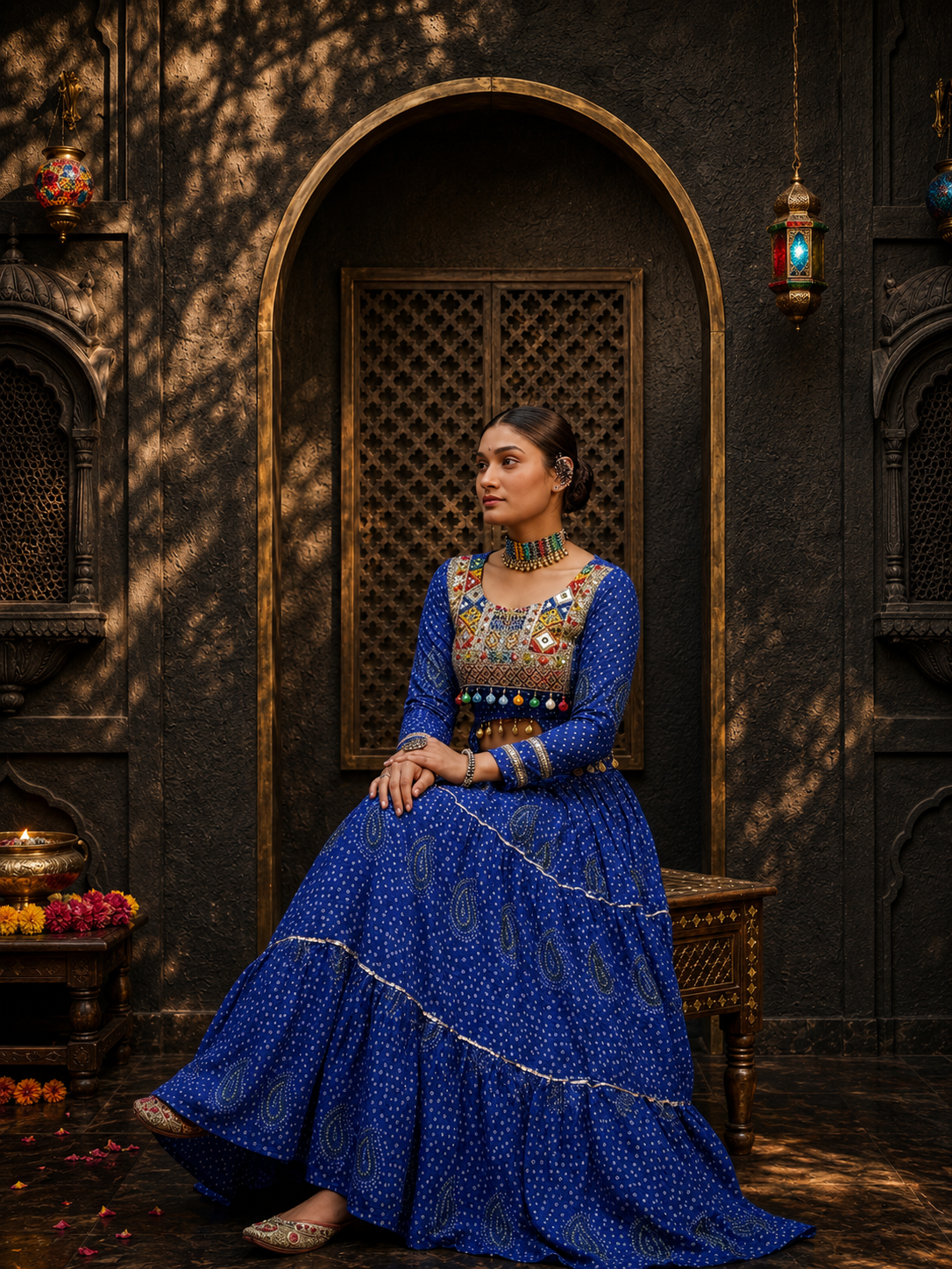 Neelam Rajwadi Chaniya Choli