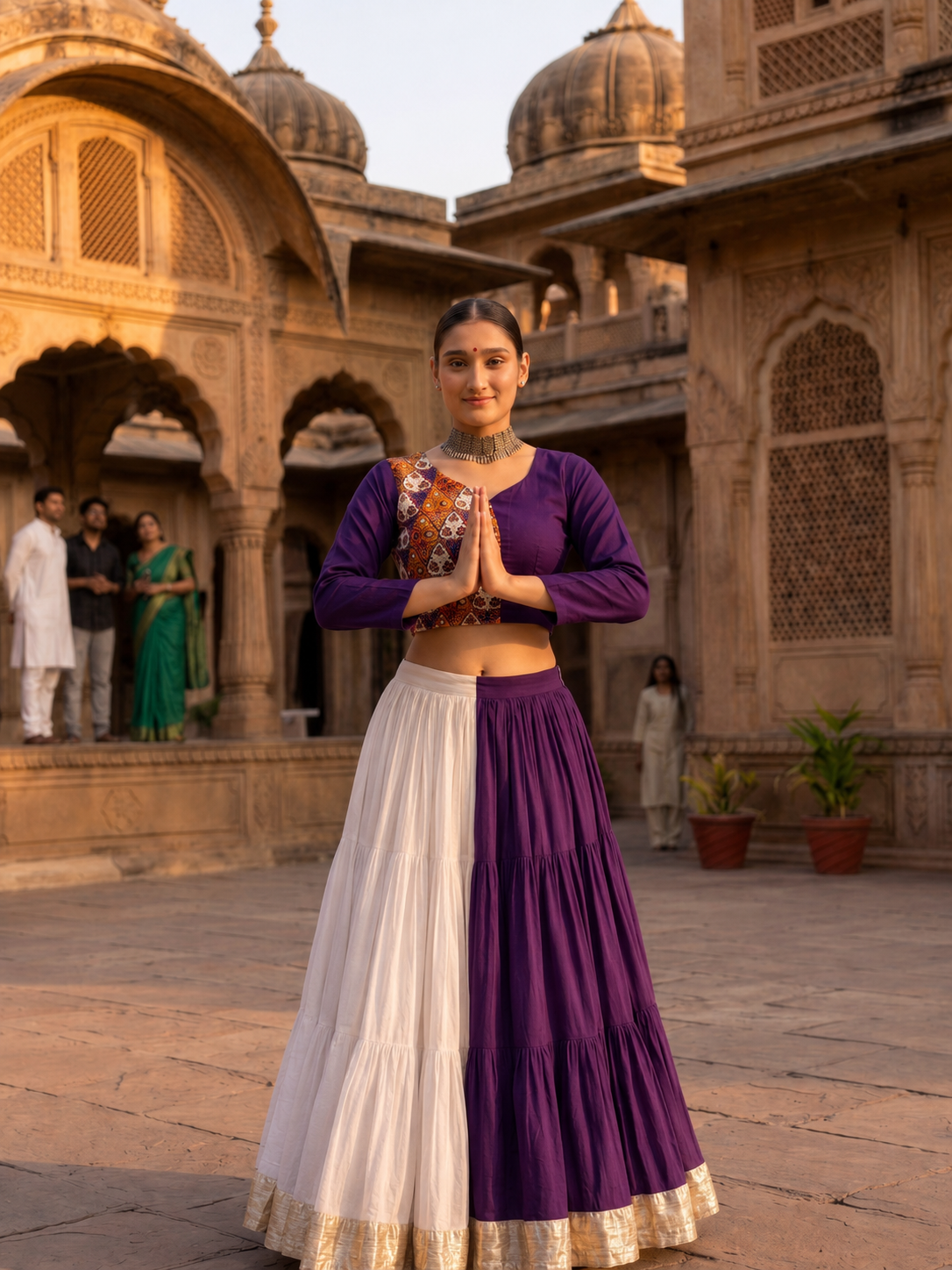 Maharani Two-Tone Ghagra