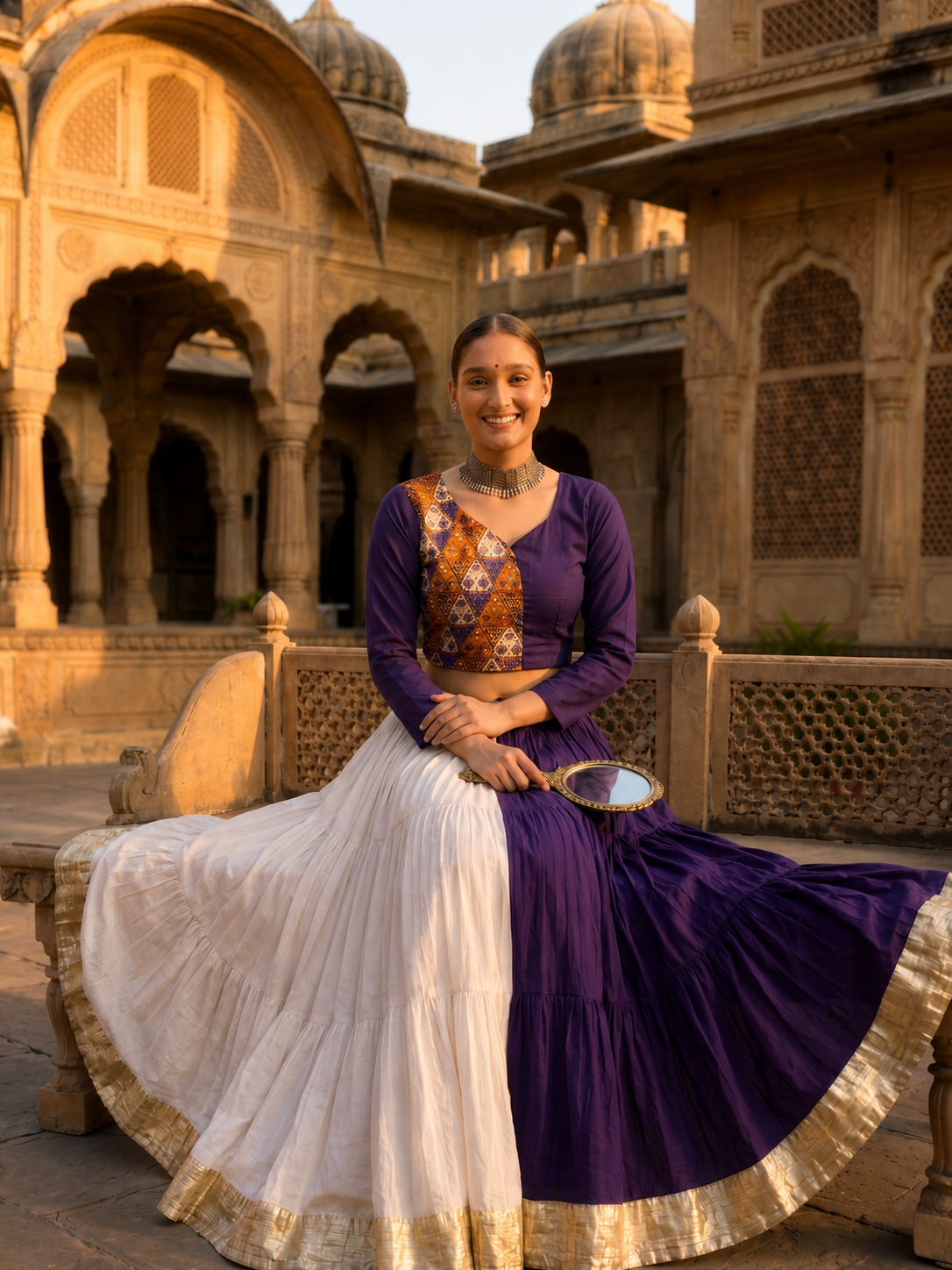Maharani Two-Tone Ghagra