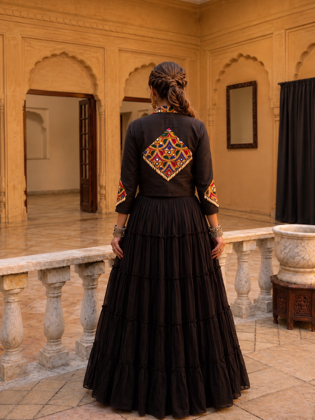 Kaalika Garba Lehenga
