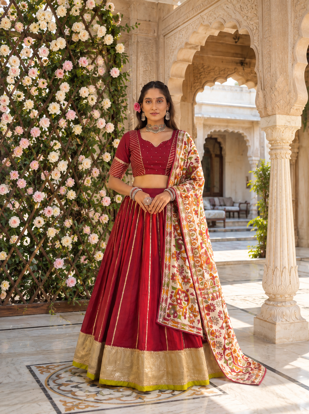 Rajrani Gulabi Lehenga