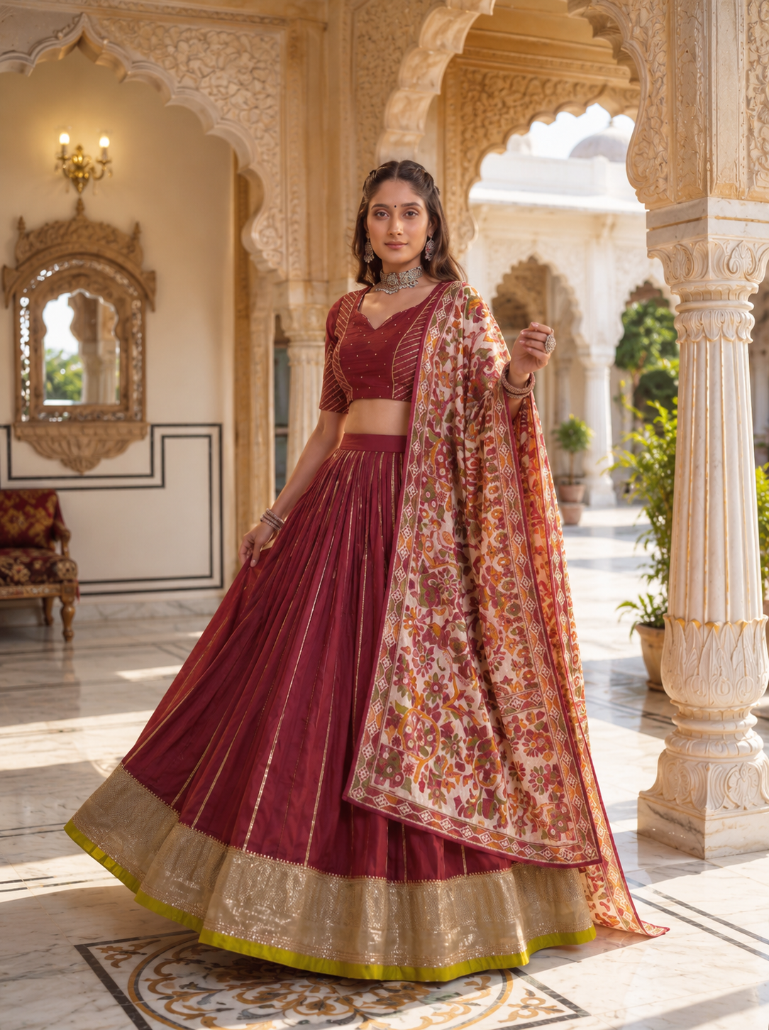 Rajrani Gulabi Lehenga