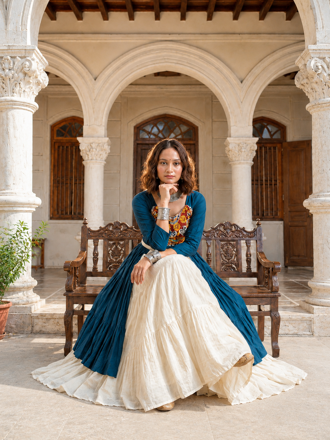 Parampara Angrakha Lehenga