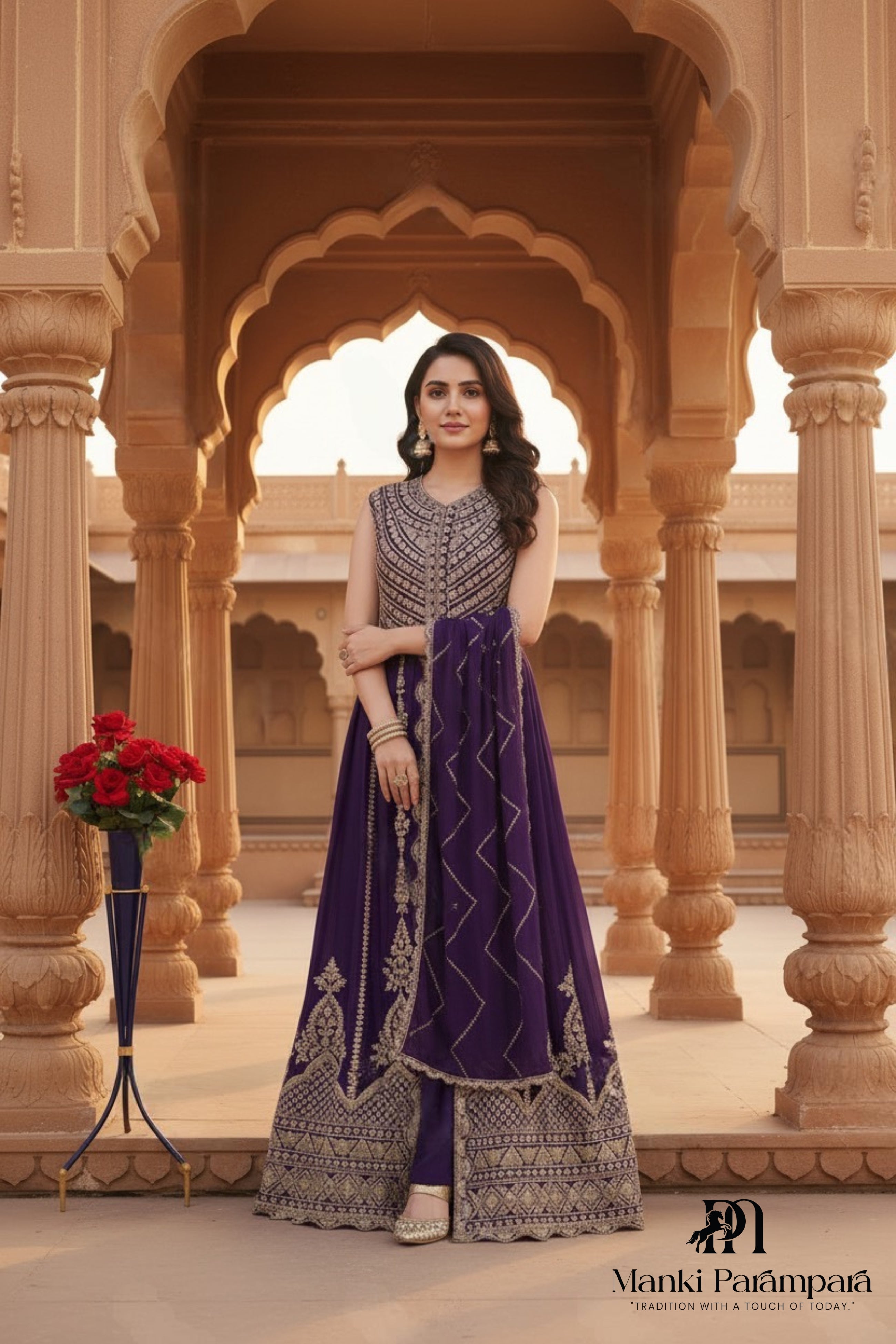 Indrani Shringar by Manki Parampara